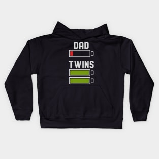 Dad Of Twins Kids Hoodie